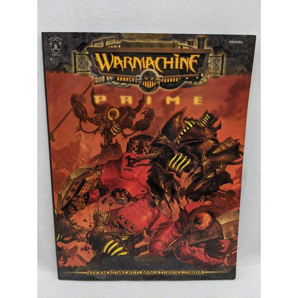 Privateer Press Warmachine Prime Steam Powered Miniatures Combat Rulebook